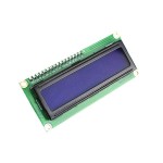 Символьний LCD 1602 (синій) з гребінкою
